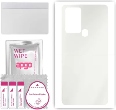 Produktbild von apgo Rückseite Schutzfolie, Matt, kompatibel mit Oukitel C33, Hinten Hydrogel-Displayschutzfolie mit Positionierhilfe, kratzfest, einfache Montage