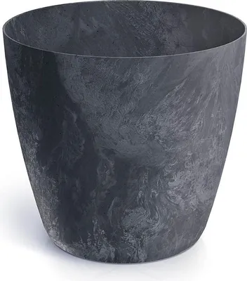 Zdjęcie produktu dla Doniczka MATE BETON-EFFEKT 29,5 cm - Kolor: antracytowy