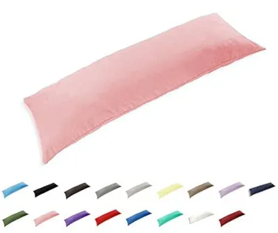 Productafbeelding van Kussensloop, 100% katoen, envelopmodel, 51 x 137 cm, roze