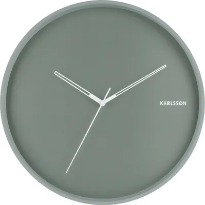 Produktbild von Karlsson Hue Wanduhr - Metall Grün - Ø40cm