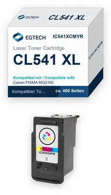 Produktbild von Tinte kompatibel mit Canon CL541 XL Mehrfarbig 400 S. PIXMA MG2150 PIXMA MG2250