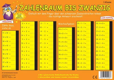 Produktbild von PRESSOGRAM Zaubertafel - Zahlenraum bis 20