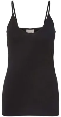 Produktbild von Vero Moda 5713027979154, Tank Top, Erwachsener, Weiblich, Schwarz, S, V-Ausschnitt