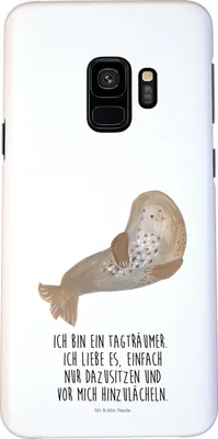 Produktbild von Mr. & Mrs. Panda Samsung Galaxy S9 Handyhülle Robbe Lachen - Weiß - Geschenk, Nordsee, Seehund, Hülle, Ostsee, Handy Case, Robben, Cover, Schutzhülle, Strand