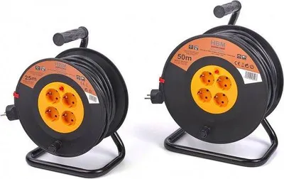 Imagen del producto de Carrete de cable de 25 metros, sección 3 x 1,5 mm