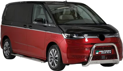 Obrázok produktu pre Nerezové bočné prahy pre VW Multivan T7 2022-2025 strieborné