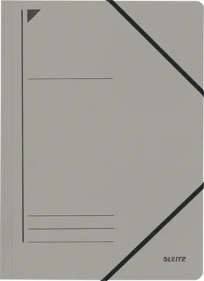 Produktbild von Eckspanner A4 für ca. 250 Blatt grau Packung mit 25 Stück