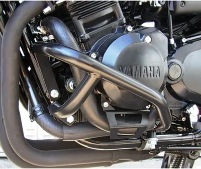 Produktbild von Verchromte FEHLING Motorschutz für Yamaha FZS 600