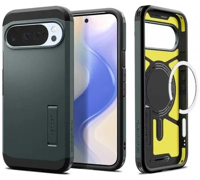 Imagen del producto de Spigen ACS09730, funda, para Google Pixel 10 Pro XL, 17,3 cm (6,8"), color verde oscuro
