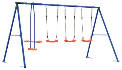 Obrázek produktu pro vidaXL Venkovní houpačka, vícebarevná, 330 x 185 x 185 cm, ocel a PE