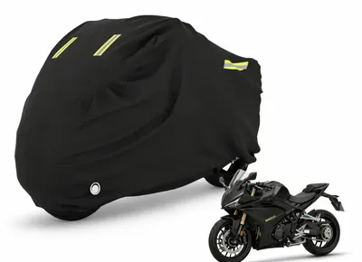 Obrázok produktu pre Plachta na motocykel, vodeodolná - 245x105x125 cm, kryt na motocykel XXL, plachta na motocykel 210D