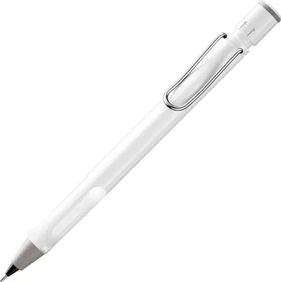 Produktbild von LAMY Druckbleistift Safari WEIß mit Mine 0,5mm und Radiergummi