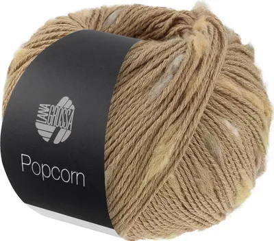 Produktbild von Lana Grossa - Popcorn 0012 camel beige sand grau