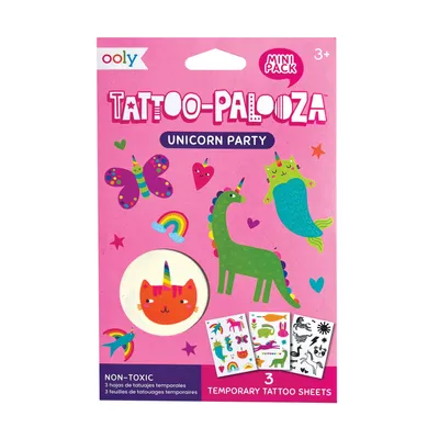 Immagine prodotto di Tatuaggi temporanei mini Tattoo Palooza - Unicorno - ooly