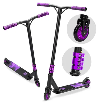Obrázok produktu pre BOLDCUBE Pedálová kolobežka / Deluxe stunt kolobežka, fialová
