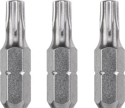 Produktbild von kwb 121220, 3 Stück(e), Torx, T20, Stahl, 25 mm, 25,4 / 4 mm (1 / 4")
