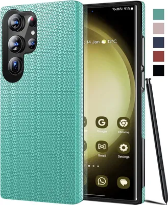 Produktbild von Hülle für Samsung Galaxy S23 Ultra 5G Hartsilikon Grün