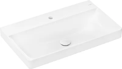 Produktbild von Hansgrohe Aufsatzwaschtisch ge Xelu Q 800x480mm mit Hahnloch o.?berlauf SmartClean wei?, 61022450