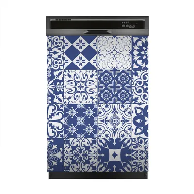 Produktbild von Magnete Dekorative 60x80 cm Küche Magnetmatte Spülmaschine - Portugiesische Mosaiken