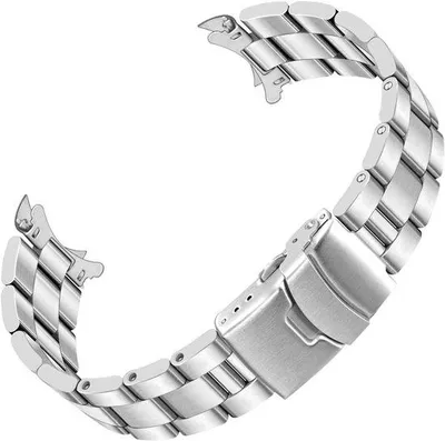Zdjęcie produktu dla Bransoletka ze stali nierdzewnej z zapięciem składanym i podwójnym zapięciem FlipLock, 21 mm, czarno-srebrna