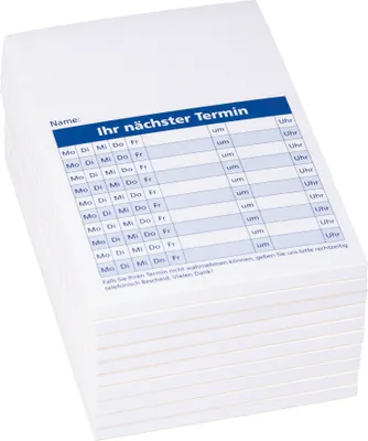 Produktbild von 20XKönig & Ebhardt 8655651 Terminzettel A7 50Bl