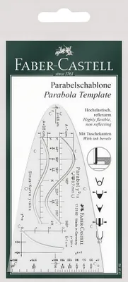 Produktbild von FABER-CASTELL 172182 - Transparent - Kunststoff - 70 mm - 124 mm - 1,5 mm