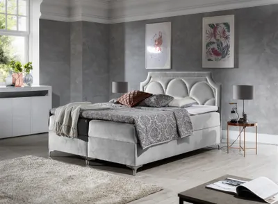 Produktbild von Boxspringbett Schlafzimmerbett TARIK 160x200cm in div. Farbvarianten