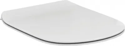 Zdjęcie produktu dla Ideal Standard Tesi - Ultra płaska deska sedesowa z miękkim zamknięciem, biała matowa T3527V1
