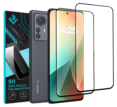 Produktbild von 2x 9H 3D Schutzglas Displayschutzfolie für Xiaomi 12 Pro Displayglas Fullcover Displayschutz Glas Panzerfolie 3D Schutzglasfolie