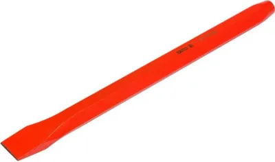 Zdjęcie produktu dla Yato YT-47022, Dłuto zimne, Dłuto płaskie, Stal, Czerwony, 300 mm, 2,5 cm