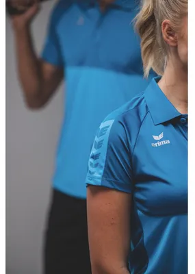 Produktbild von Erima Six Wings Poloshirt Curaçao/Mykonos