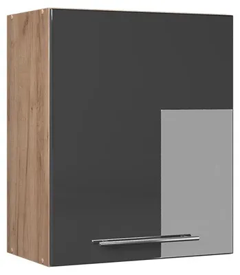 Image de Elément haut de cuisine Vicco Fame-Line Anthracite Haute brillance 60cm, Model 62852