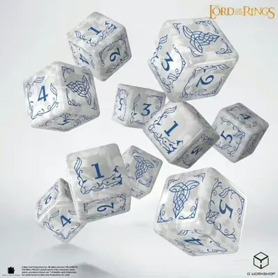 Immagine prodotto di Il Signore degli Anelli: Rivendell, set di 10 dadi - Pietra