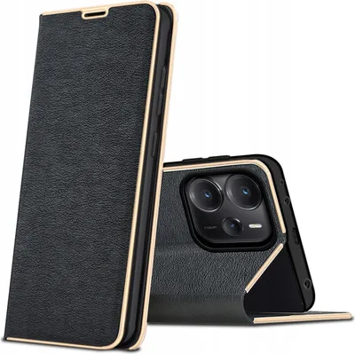 Zdjęcie produktu dla Etui do Xiaomi Redmi Note 14 5G Case Magnet Portfel + Szkło OCHRONNE 9H