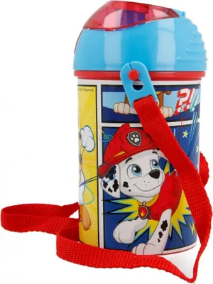 Zdjęcie produktu dla Plastikowa butelka z pokrywką Tlapková patrola
