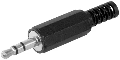Immagine prodotto di goobay Klinkenstecker 3,5 mm stereo Plastik mit Knickschutz (Bulk)
