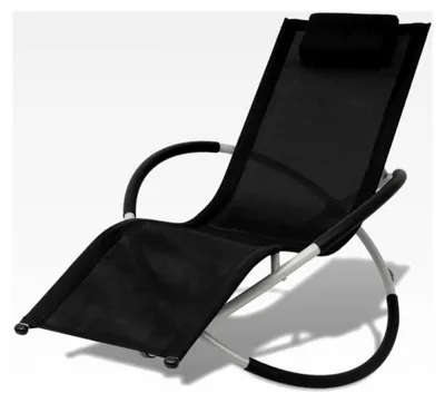 Produktbild von Sonnenliege aus Stahl für Garten, Liegestuhl, Relaxliege, Strandliege