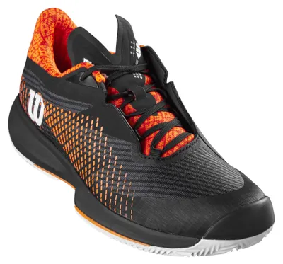 Image de Chaussures de tennis pour hommes Wilson - "Kaos Swift 1.5", modèle PP9592 (taille 45 EU), couleur noir et rouge