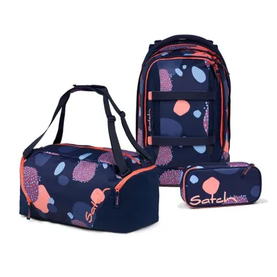 Produktbild von Satch Pack Coral Reef Schulrucksack Set 3tlg.
