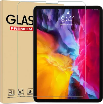 Produktbild von Panzer Folie für Apple iPad Pro 11 (2020 / 2021) 11 Zoll Echt Glas Displayschutzfolie Transparent Glasfolie 9H Härtegrad Schutzglasfolie
