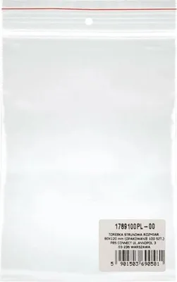 Produktbild von Schnellverschlusstaschen - 8 x 12 cm, 100 Stück