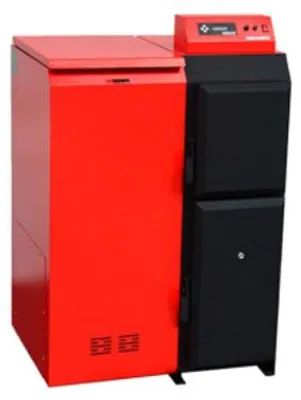 Produktbild von ThermoFlux Pelletkessel | Pelling 50 ECO | 47kW | 110kg Behälter links