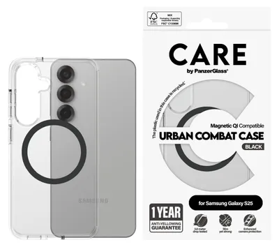 Productafbeelding van PanzerGlass CARE Urban Combat, transparant, voor de Galaxy S25