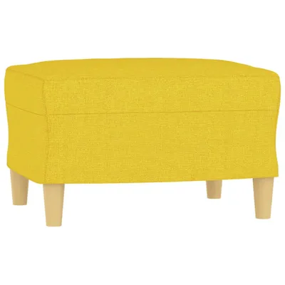 Obrázok produktu pre Podnožka bledožltá 60x50x41 cm látková