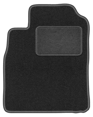 Image de Tapis conducteur en moquette pour Hyundai Sonata III 1999-2005 (berline) – 1 pièce, gris graphite, sur mesure – Wielganizator LUX