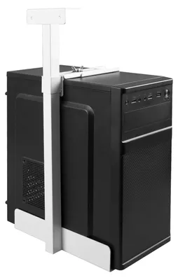 Produktbild von PC-Halterung für den Schreibtisch - Verstellbare Höhe von 50-530 mm - Tragfähigkeit bis zu 35 kg - Aus Stahllegierung