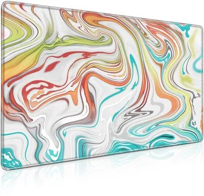 Immagine prodotto di Tappetino per mouse da gaming Ibenzoa® XXL e sottotavola, dimensioni 900 x 400 mm – Superficie in Spandex, base in gomma antiscivolo, resistente all'acqua, ideale per un gaming e un utilizzo in ufficio precisi e veloci
