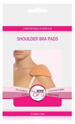 Productafbeelding van Bye-Bra - Beige Ondersteunende Schouderbeschermers
