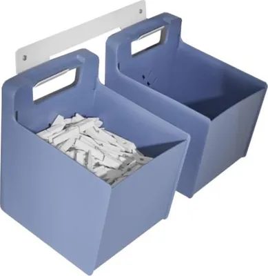 Zdjęcie produktu dla Szafka na pranie Hailo 3271501 Laundry Area LA – pojemnik na przybory, niebiesko-biały