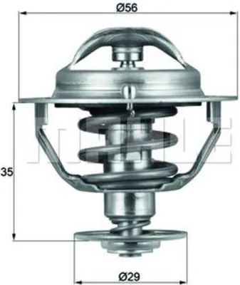 Immagine prodotto di Termostato, Kühlmittel MAHLE TX 73 82D